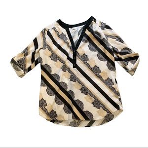 New York & Company Stretch Blouse Size Large